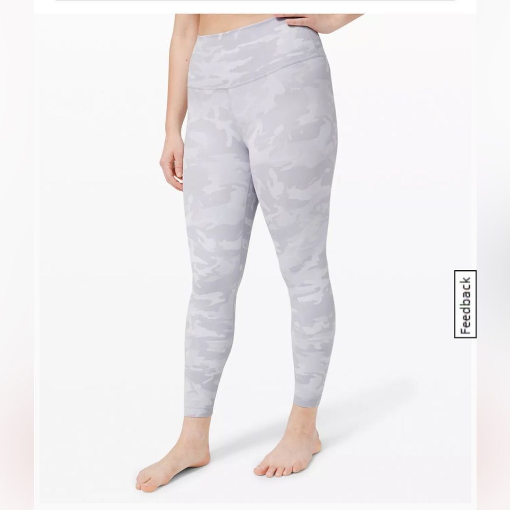 NWT Lululemon Wunder Under High-Rise Leggings Luxtreme Sz 12 White Starlight